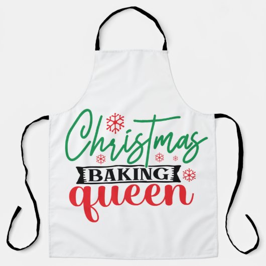 クリスマスベーキングクイーン エプロン (正面)