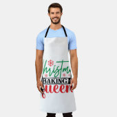 クリスマスベーキングクイーン エプロン (着用した状態)