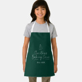 クリスマスベーキングクモダンロミニマルーエレガントタイプ エプロン (インサイチュ)