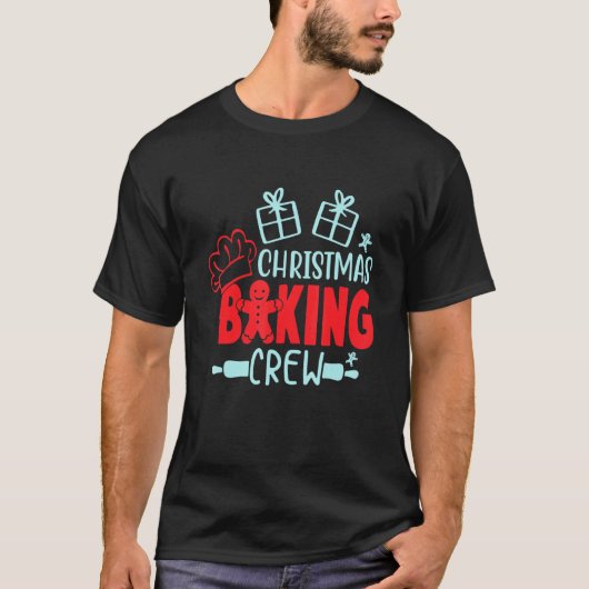 クリスマスベーキングクルークリスマスCookie Tシャツ (正面)