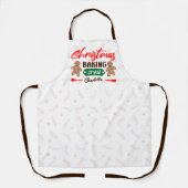 クリスマスベーキングクルー、マッチングファミリーエプロン エプロン (正面)