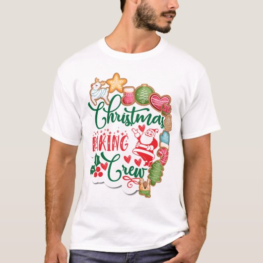 クリスマスベーキングクルー Tシャツ (正面)