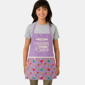 クリスマスベーキングクルーCookieラベンダースモール エプロン (インサイチュ)