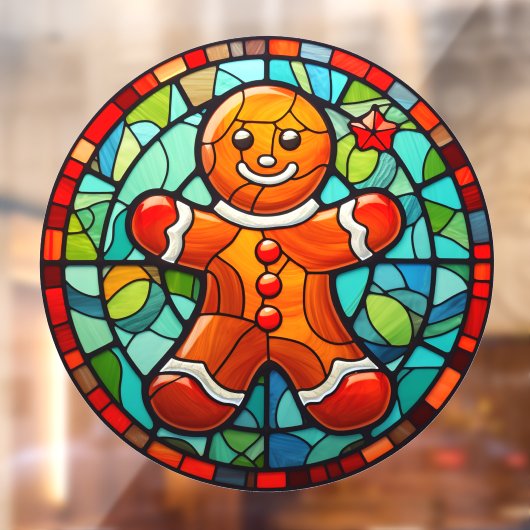 クリスマスベーキングジンジャーブレッドマン ウィンドウサイン (シート2)