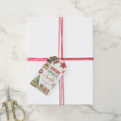 クリスマスベーキングスピリッツ明るいホリデーギフトラベル ギフトタグ (より糸付き)