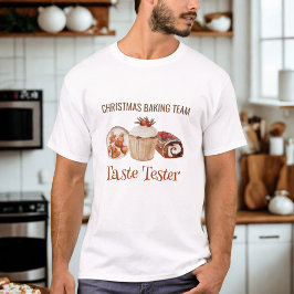 クリスマスベーキングチームテイスターテスターTシャツ Tシャツ