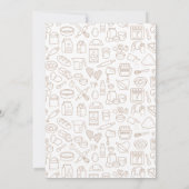 クリスマスベーキングパーティの招待状 招待状 (裏面)