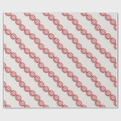 クリスマスベーキングボールガーランドデザイン ラッピングペーパー (フラット)