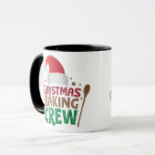 クリスマスベーキング乗組員 マグカップ (正面左)