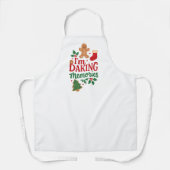 クリスマスベーキング思い出 エプロン (正面)