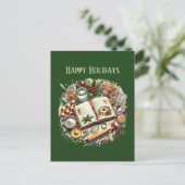 クリスマスベーキング愛好家レシピ本 シーズンポストカード (スタンド正面)