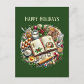 クリスマスベーキング愛好家レシピ本 シーズンポストカード (正面)