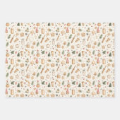 クリスマスベーキング ラッピングペーパーシート (正面)