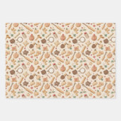 クリスマスベーキング ラッピングペーパーシート (正面)