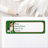 クリスマスベーグル差出人住所ラベル ラベル (インサイチュ)