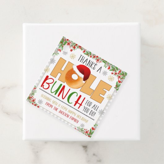 クリスマスベーゲルギフトラベル フェイバータグ (インサイチュ)