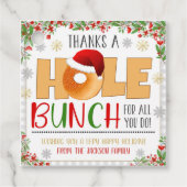 クリスマスベーゲルギフトラベル フェイバータグ (正面)