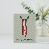 クリスマスベーコントインデナーストリップ休日の赤い鼻 シーズンポストカード (スタンド正面)