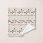 クリスマスベージュバスタオオルセット,雪だるま バスタオルセット (ウォッシュタオル)