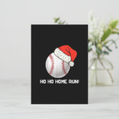 クリスマスベースボールトナカイオーナメントクリスマスパジャマ 招待状 (スタンド正面)