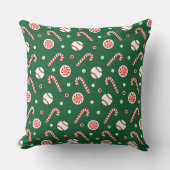 クリスマスベースボールホリデーギフト クッション (正面)