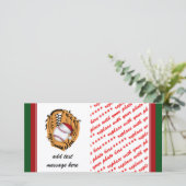 クリスマスベースボールミットアンドボール シーズンカード (スタンド正面)