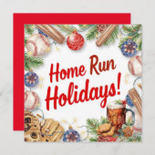 クリスマスベースボール シーズンカード (正面/裏面)