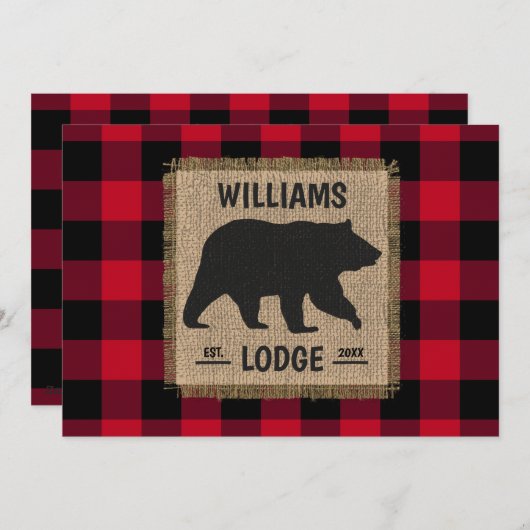 クリスマスベ素朴アーファームハウスファミリー名 シーズンカード (正面/裏面)