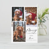 クリスマスペおもしろいットMerry Christmas 3の写真 シーズンカード (スタンド正面)
