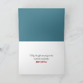 クリスマスペのまわりにンギン シーズンカード (内部)