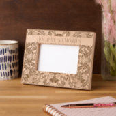 クリスマスペイズリー「ホリディメモリーズ」 レーザー彫刻フレーム (左)