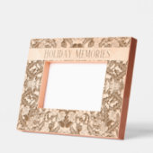 クリスマスペイズリー「ホリディメモリーズ」 レーザー彫刻フレーム (左)