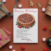 クリスマスペカンパイレシピ シーズンカード