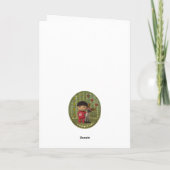 クリスマスペットの友人 カード (裏面)