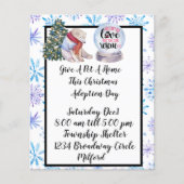 クリスマスペットの養子縁組 チラシ (正面)