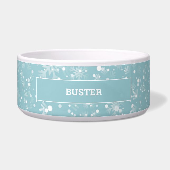クリスマスペットドッグ |キャットボパーソナライズされたウル ボウル (正面)