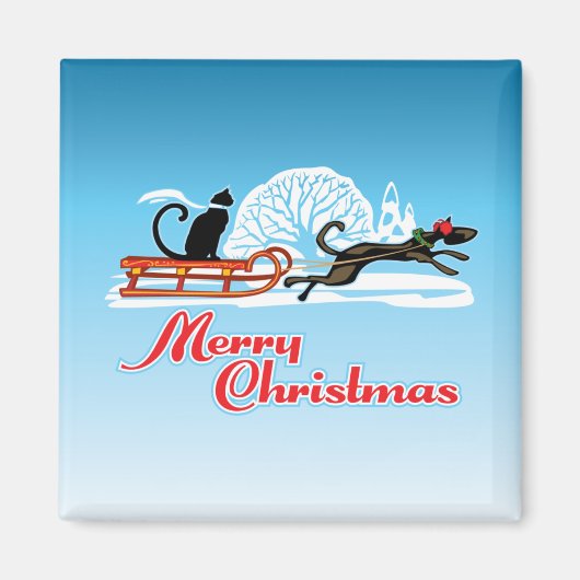 クリスマスペットパレード マグネット (正面)