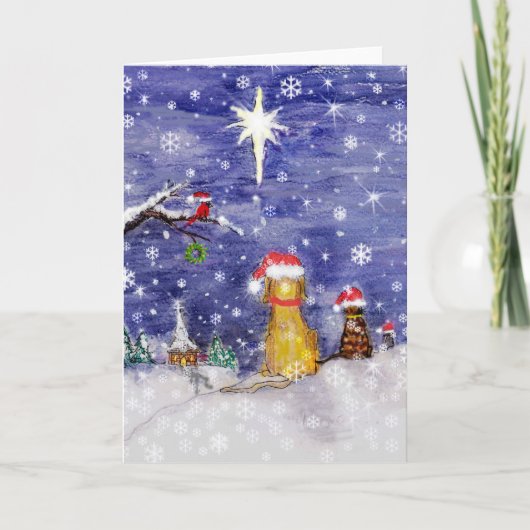 クリスマスペット シーズンカード (正面)