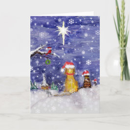 クリスマスペット シーズンカード