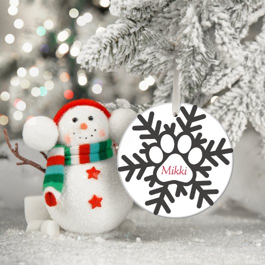 クリスマスペパーソナライズされたー メタルオーナメント