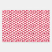 クリスマスペパーミントキャンディキャッツ3セット ラッピングペーパーシート (正面2)