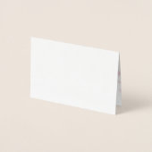 クリスマスペパーミントキャンディホリデーグリーティング 箔カード (正面)