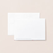 クリスマスペパーミントキャンディホリデーグリーティング 箔カード (裏面封筒付き)