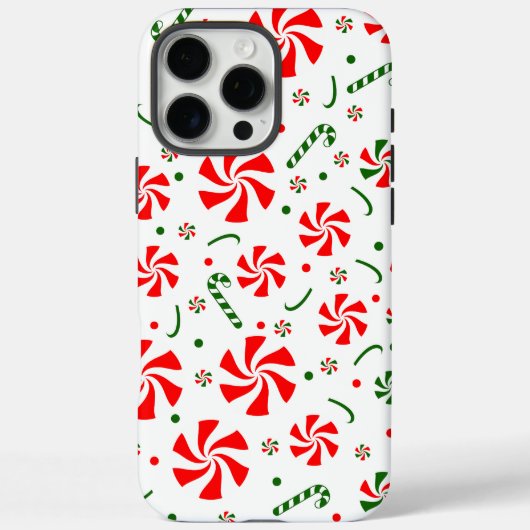 クリスマスペパーミントキャンディーケース Case-Mate iPhoneケース (裏面)