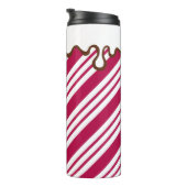 クリスマスペパーミントキャンディーコーヒーサーマルタンブラー タンブラー (回転右)