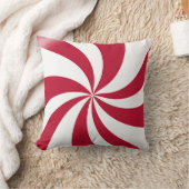 クリスマスペパーミントキャンディ クッション (ブランケット)