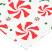 クリスマスペパーミントキャンディ テーブルクロス (アングル)
