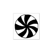 クリスマスペパーミントスターライトミントホリデーキャンディ ラバースタンプ (インプリント)