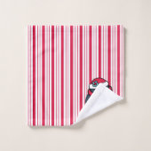 クリスマスペパーミントペンギンタオルセット バスタオルセット (ウォッシュタオル)