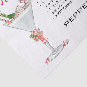 クリスマスペパーミントマルティニカクテルレシピ 薄葉紙 (詳細)